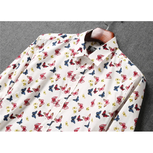 Replica Dolce & Gabbana D&G Shirts Long Sleeved For Men #338493 $33.80 USD for Wholesale