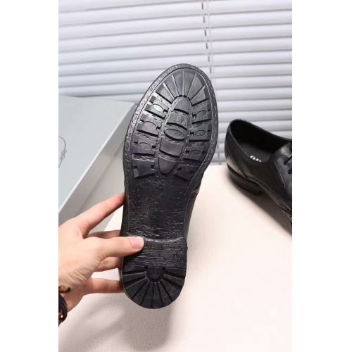 Replica Prada Leather Shoes For Men #339112 $88.00 USD for Wholesale