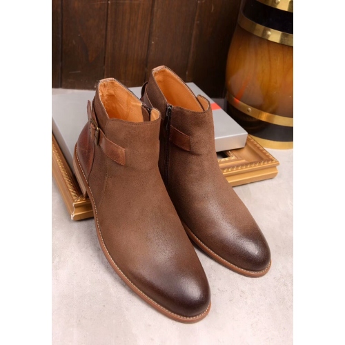 Prada Leather Shoes For Men #339115 $94.00 USD, Wholesale Replica Prada High Top Shoes