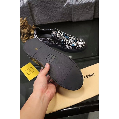 Replica Fendi Casual Shoes For Men #340226 $92.00 USD for Wholesale
