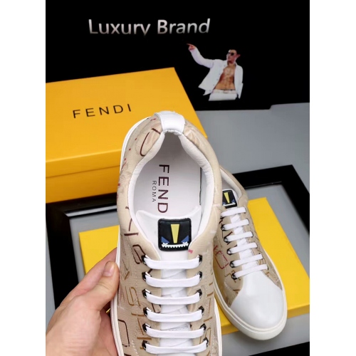 Replica Fendi Casual Shoes For Men #340232 $82.00 USD for Wholesale