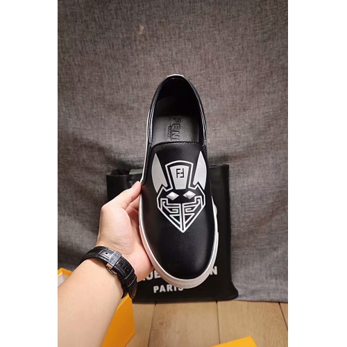 Replica Fendi Casual Shoes For Men #340244 $80.00 USD for Wholesale
