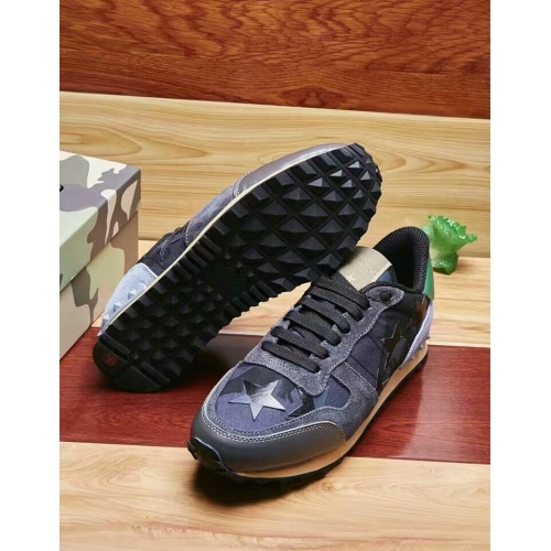 Valentino Casual Leather Shoes For Men #340288 $92.00 USD, Wholesale Replica Valentino Casual Shoes