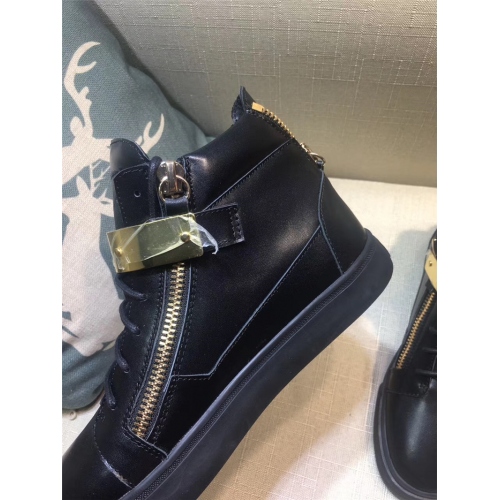 Replica Giuseppe Zanotti GZ High Tops Shoes For Women #341607 $111.50 USD for Wholesale