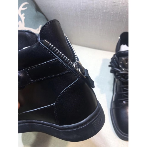 Replica Giuseppe Zanotti GZ High Tops Shoes For Men #341615 $111.50 USD for Wholesale