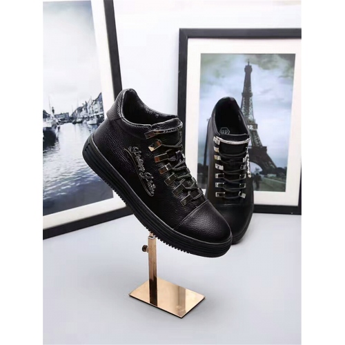 Replica Philipp Plein PP High Tops Shoes For Men #344979 $97.00 USD for Wholesale