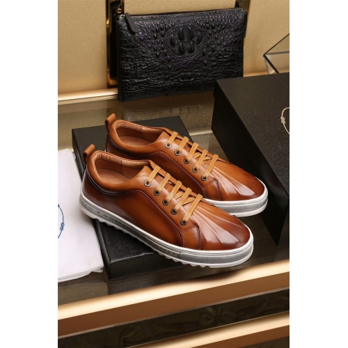 Replica Prada Casual Shoes For Men #345091 $85.00 USD for Wholesale