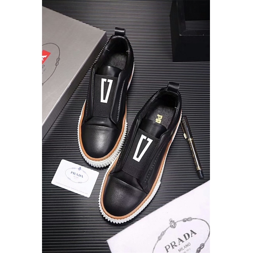 Replica Prada Casual Shoes For Men #345094 $88.00 USD for Wholesale