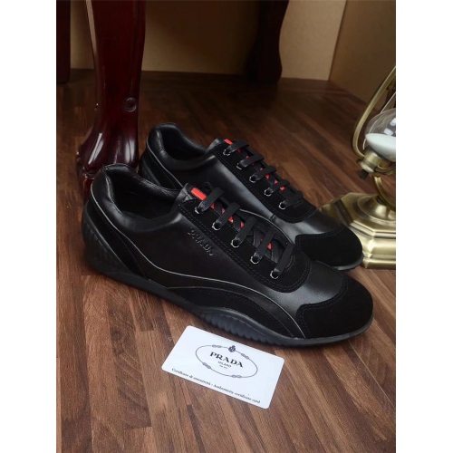 Prada Casual Shoes For Men #345099 $94.00 USD, Wholesale Replica Prada Flat Shoes