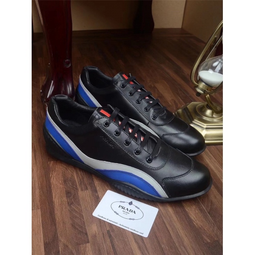 Replica Prada Casual Shoes For Men #345100 $95.00 USD for Wholesale