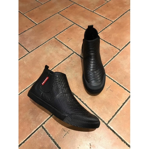 Replica Prada Fashion Boots For Men #345655 $92.00 USD for Wholesale