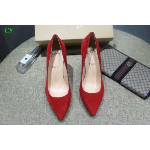 Replica Christian Louboutin CL High-Heeled Shoes For Women #347665 $72.00 USD for Wholesale