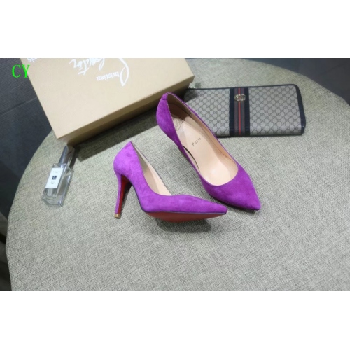Christian Louboutin CL High-Heeled Shoes For Women #347667 $72.00 USD, Wholesale Replica Christian Louboutin High-heeled shoes