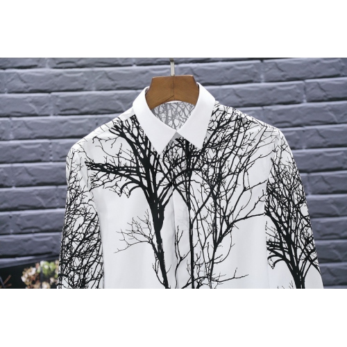 Replica Dolce & Gabbana D&G Shirts Long Sleeved For Men #347759 $80.00 USD for Wholesale