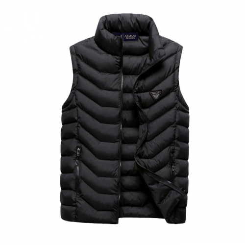 Armani Down Vests Sleeveless For Men #348813 $54.00 USD, Wholesale Replica Armani Down Feather Coat