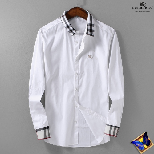 Burberry Shirts Long Sleeved For Men #350843 $34.80 USD, Wholesale Replica Burberry Shirts