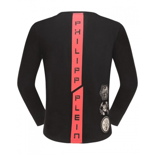 Replica Philipp Plein PP T-Shirts Long Sleeved For Men #351288 $34.00 USD for Wholesale