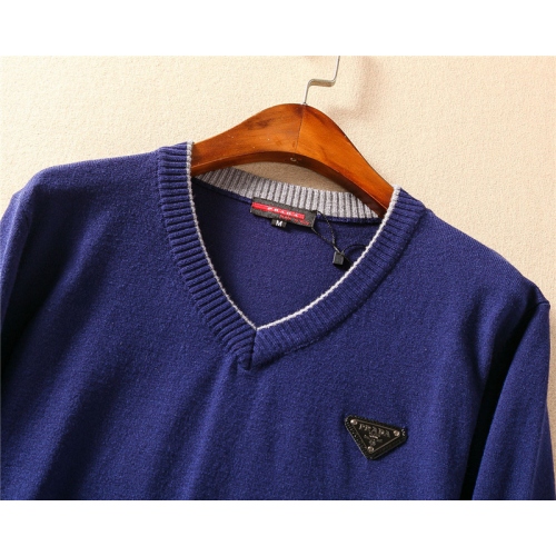 Replica Prada Sweaters Long Sleeved For Men #352401 $44.00 USD for Wholesale