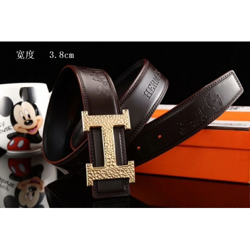 Hermes AAA Quality Belts In Brown #353015 $48.00 USD, Wholesale Replica Hermes AAA Quality Belts