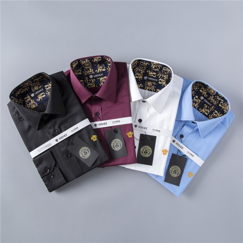 Replica Versace Shirts Long Sleeved For Men #353912 $34.00 USD for Wholesale