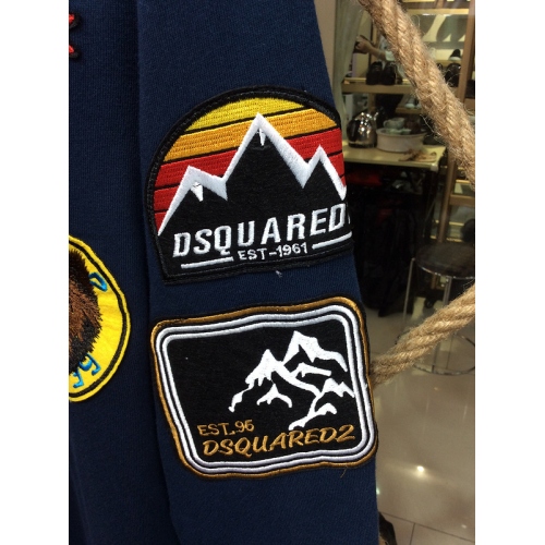 Replica Dsquared Hoodies Long Sleeved For Men #354731 $37.90 USD for Wholesale