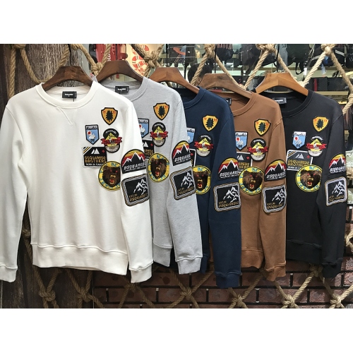 Replica Dsquared Hoodies Long Sleeved For Men #354731 $37.90 USD for Wholesale