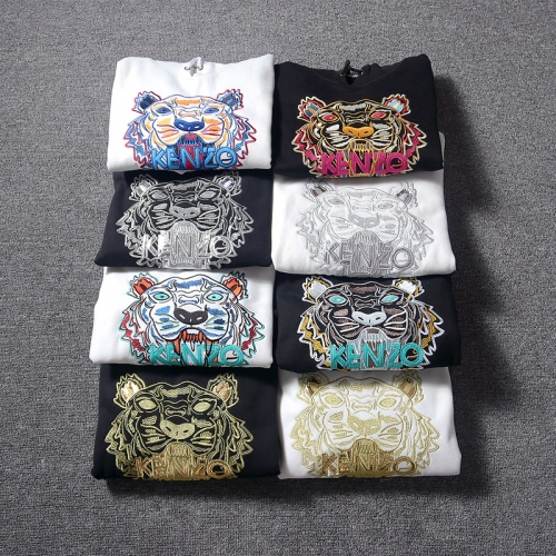 Replica Kenzo Hoodies Long Sleeved For Men #354756 $36.80 USD for Wholesale