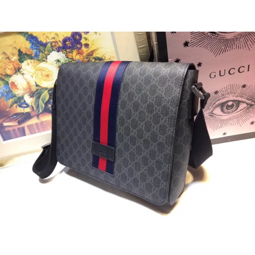 Replica Gucci AAA Quality Messenger Bags For Men #355666 $85.00 USD for Wholesale