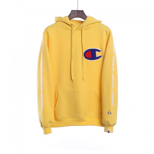 Aape &amp; Champion Hoodies Long Sleeved For Men #355846 $40.00 USD, Wholesale Replica Champion Hoodies