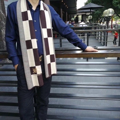 Replica Burberry Fashion Scarves For Men #356196 $36.50 USD for Wholesale