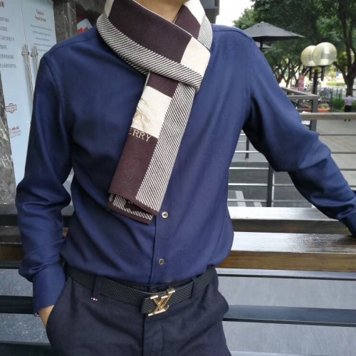 Replica Burberry Fashion Scarves For Men #356196 $36.50 USD for Wholesale