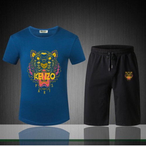 Kenzo Tracksuits Short Sleeved For Men #357257 $44.00 USD, Wholesale Replica Kenzo Tracksuits