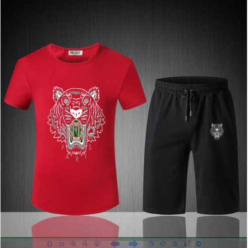 Kenzo Tracksuits Short Sleeved For Men #357274 $44.00 USD, Wholesale Replica Kenzo Tracksuits