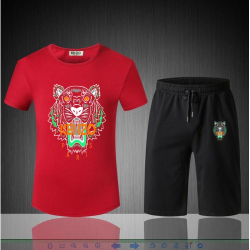 Kenzo Tracksuits Short Sleeved For Men #357280 $44.00 USD, Wholesale Replica Kenzo Tracksuits