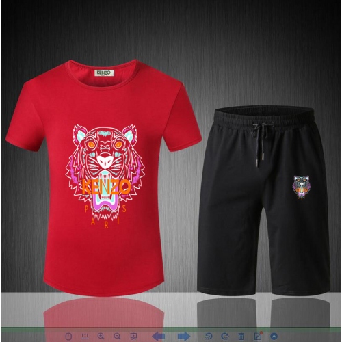 Kenzo Tracksuits Short Sleeved For Men #357293 $44.00 USD, Wholesale Replica Kenzo Tracksuits