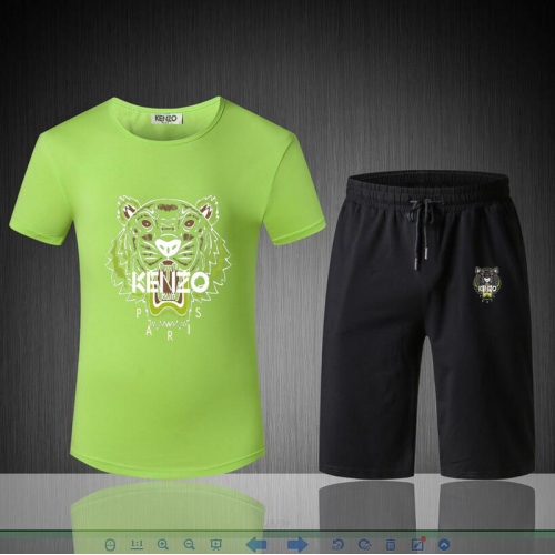 Kenzo Tracksuits Short Sleeved For Men #357365 $44.00 USD, Wholesale Replica Kenzo Tracksuits