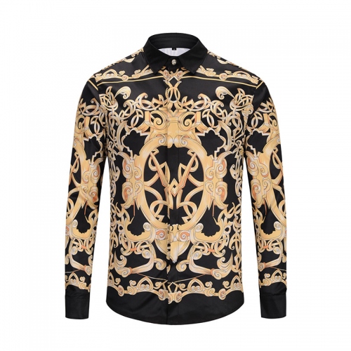 Versace Shirts Long Sleeved For Men #358594 $37.90 USD, Wholesale Replica Versace Shirts