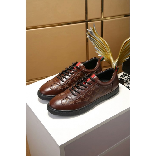 Armani Casual Shoes For Men #362084 $85.00 USD, Wholesale Replica Armani Casual Shoes