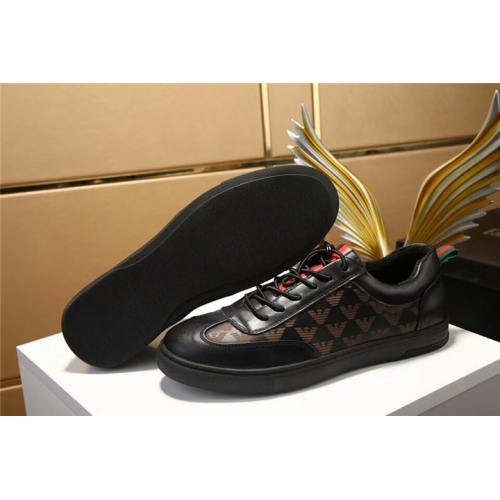 Armani Casual Shoes For Men #362085 $85.00 USD, Wholesale Replica Armani Casual Shoes
