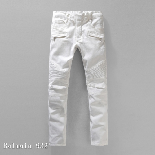 Replica Balmain Jeans For Men #364708 $64.00 USD for Wholesale