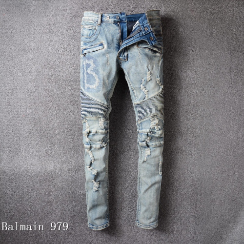 Balmain Jeans For Men #364715 $64.00 USD, Wholesale Replica Balmain Jeans