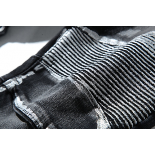 Replica Balmain Jeans For Men #364727 $64.00 USD for Wholesale