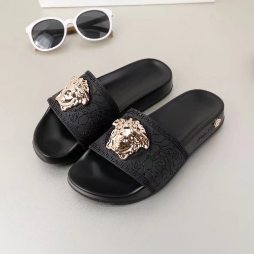 Versace Slippers For Men #365640 $42.50 USD, Wholesale Replica Versace Slippers