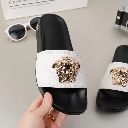 Replica Versace Slippers For Men #365641 $42.50 USD for Wholesale