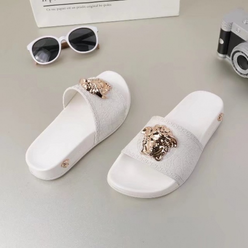 Replica Versace Slippers For Men #365643 $42.50 USD for Wholesale