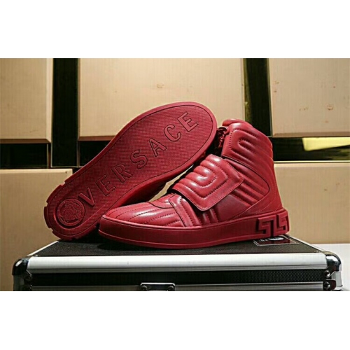 Versace High Tops Shoes For Men #367459 $108.00 USD, Wholesale Replica Versace High Tops Shoes