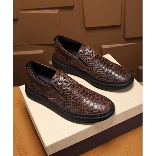 Replica Versace Casual Shoes For Men #367536 $82.00 USD for Wholesale