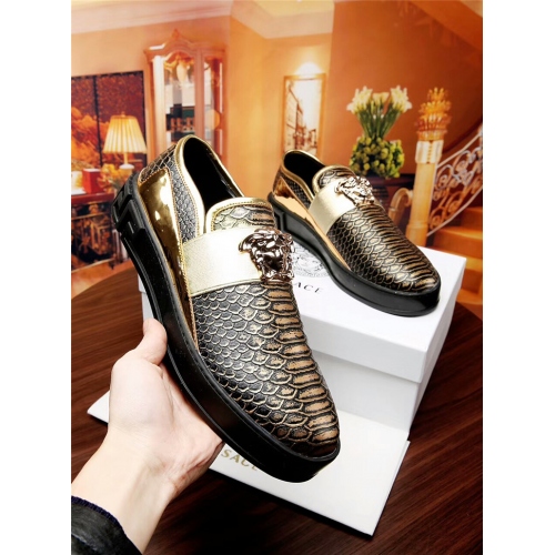 Replica Versace Casual Shoes For Men #367549 $85.00 USD for Wholesale