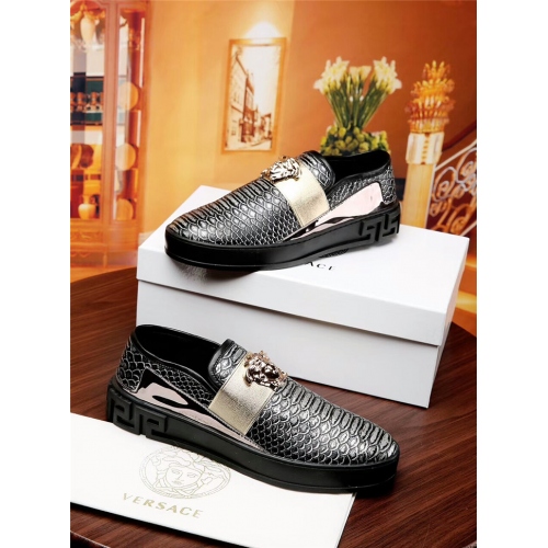 Replica Versace Casual Shoes For Men #367550 $85.00 USD for Wholesale