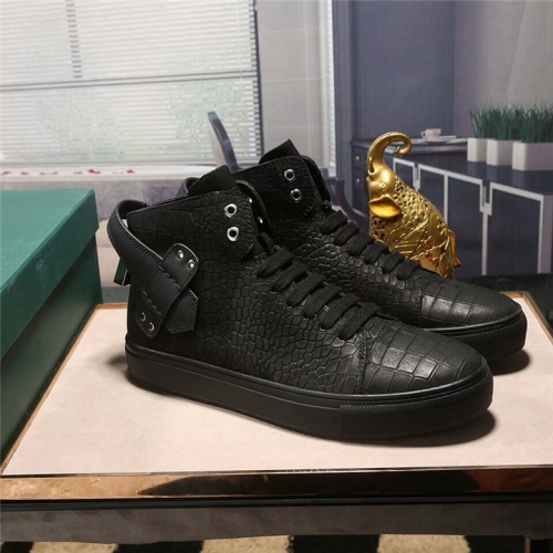 Replica Buscemi High Tops Shoes For Men #367564 $95.00 USD for Wholesale